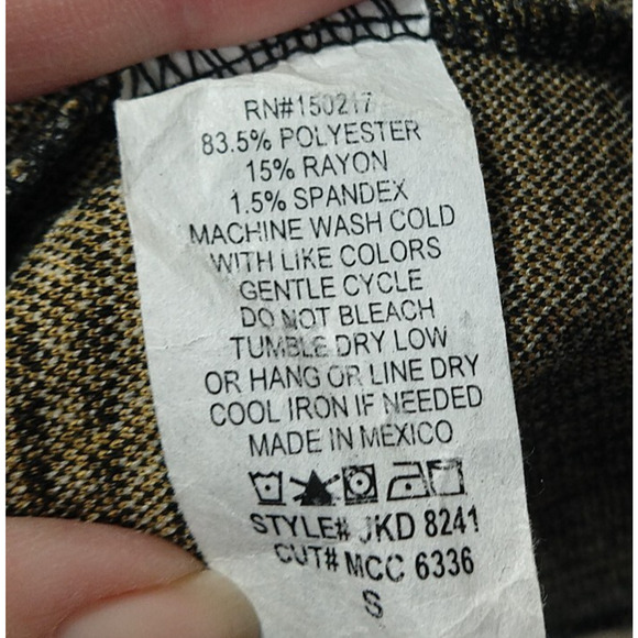 Vintage 90s to Y2K Tweed Sleeveless Midi Sheath Dress Size S Plaid Wiggle Retro - Picture 7 of 7